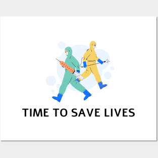 Time to Save Lives Posters and Art